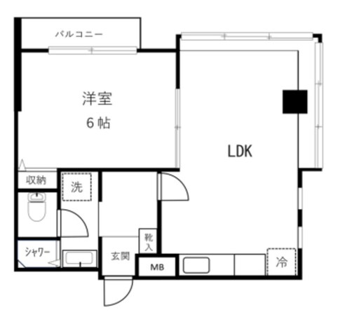 マンション室屋の物件間取画像